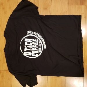 black utica coffee shirt